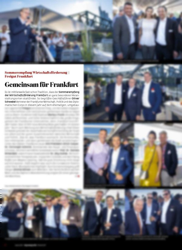 Wirtschaftsförderung Frankfurt - Sommerfest 2019