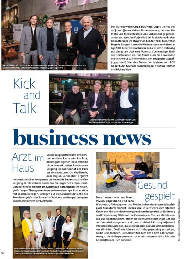 Top Magazin Frankfurt Business News