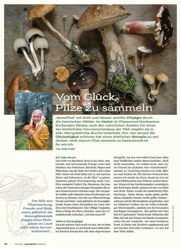 Top Magazin Frankfurt Vom Glück Pilze zu sammmeln