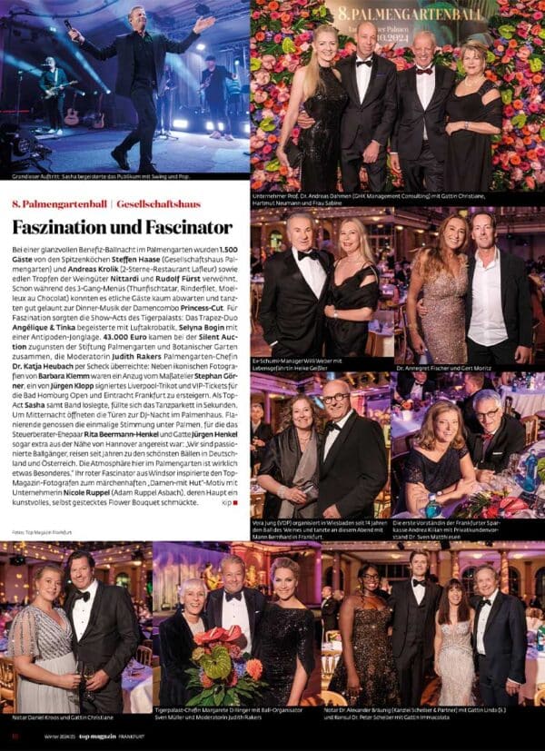 Top Magazin Frankfurt - Palmengartenball