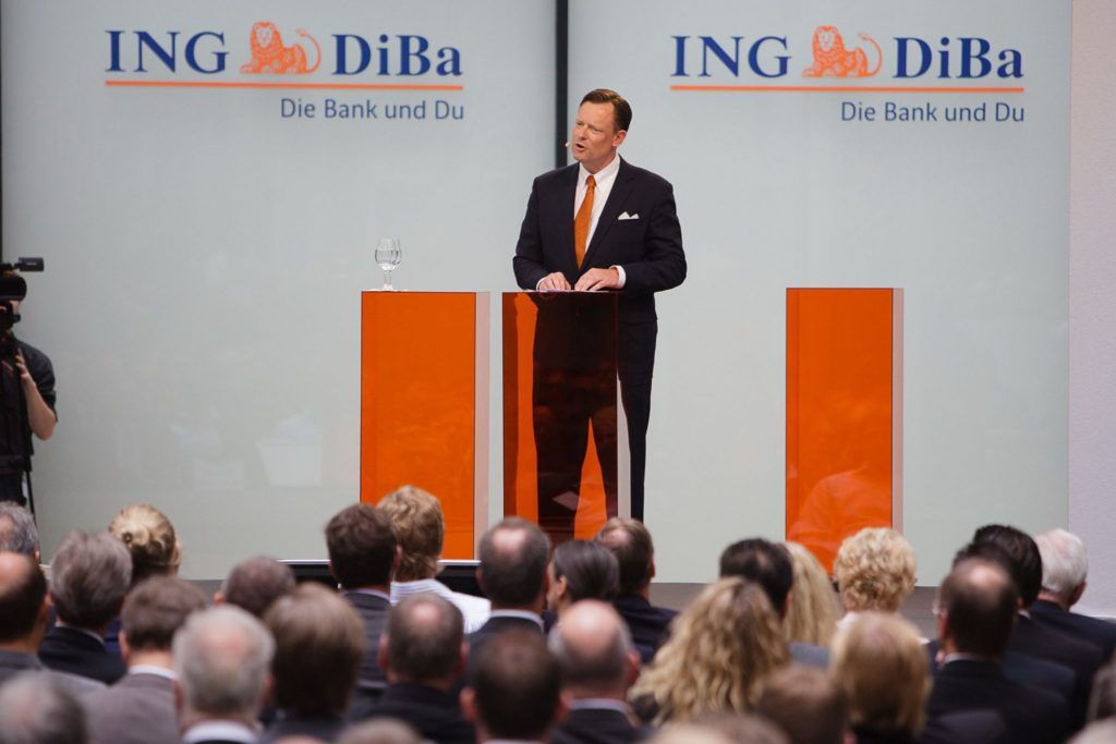 ING Diba Vorstandvorsitzender Roland Boekhout betonte das Bekenntnis zum Hauptstandort Frankfurt