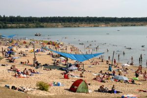 Urlaubsfeeling kommt an Tagen wie diesen am Langener Waldsee auf.