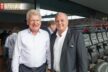 Eintracht Aufsichtsratsvorsitzender Prof. Dr. Wilhelm Bender mit Uli Hoeneß