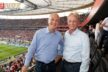 Emirates Vorstand Thierry Antinori und Europachef Volker Greiner