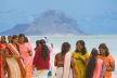 Farbenfrohes Hindu Fest am Strand von Le Morne