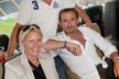 Julia Flink sportfive mit Alex Urseanu Gekkos und David Knower Cerberus