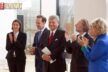 Applaus für Jerry Speyer von Susanne Gaensheimer Florian Reiff Olaf Cunitz und Dr.h.c. Petra Roth