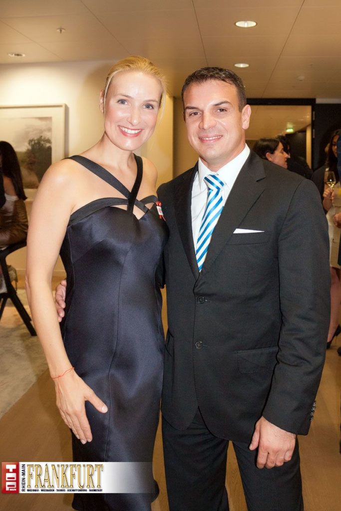 Dr. Julia Berkei mit Lutz Levent (Global Business Travel)