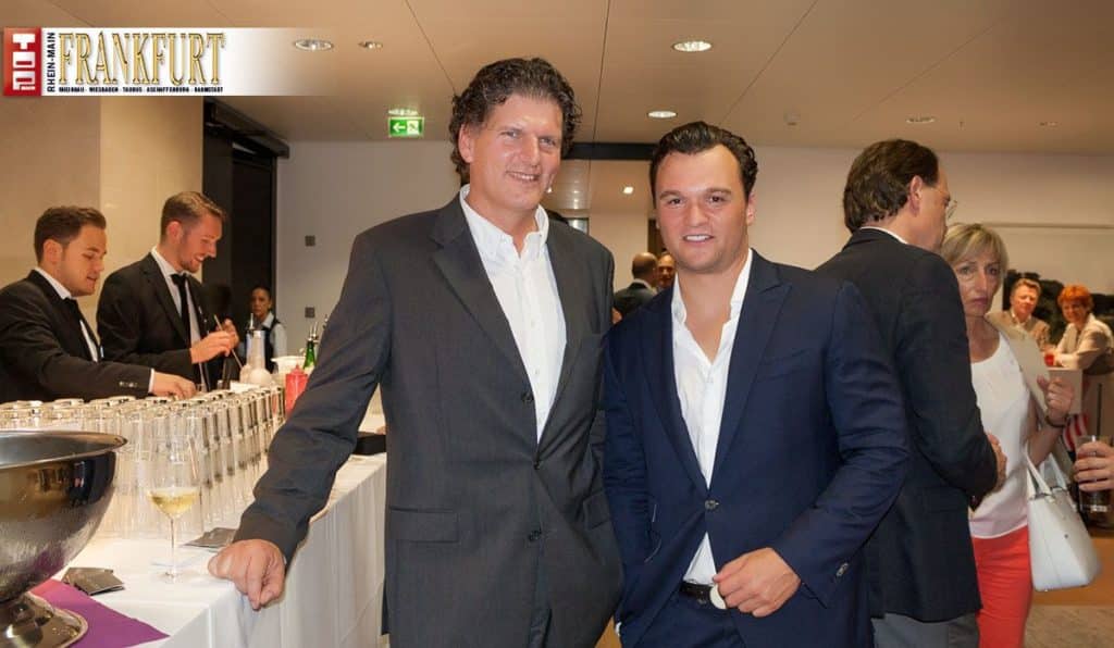 Jörg Bratke von Bergen mit Steffen Retzlaff (Hemopharm)