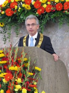 Oberbürgermeister Peter Feldmann, 2012 in der Frankfurter Paulskirche.