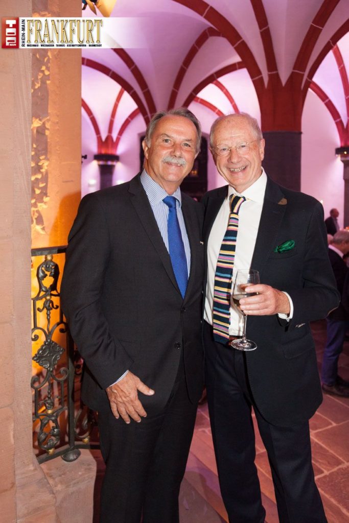 Prof. Dr. Dr. h.c. Klaus-Dieter Lehmann (Präsident Goethe-Institut) und Wilfried Weber (Akademie Deutscher Buchpreis)