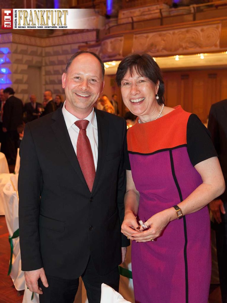 Chorleiter und Dirigent Martin Lehmann mit Elisabeth Ehlers