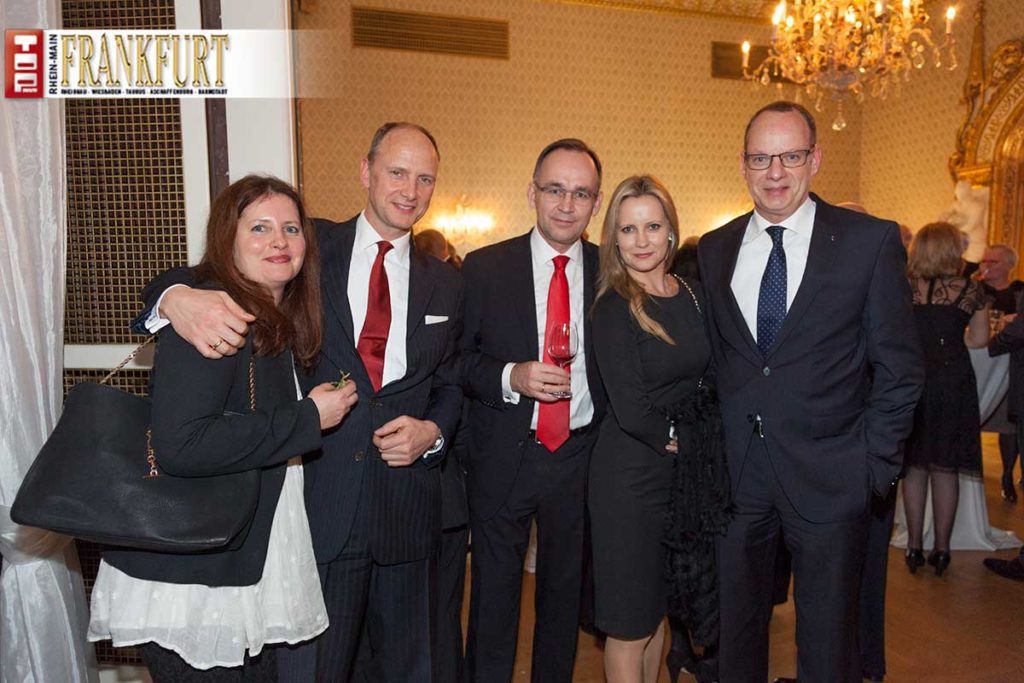 Prof. Jochen Vogel mit Gattin Simone, Andreas Eckel, Pianistin Gabriele Gylyte und Dr. Daniel C. Schmid