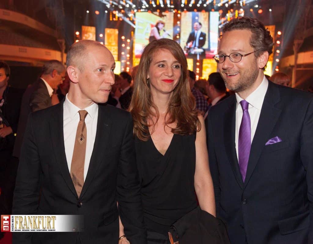 Helmut Lotti mit Gattin Jelle van Riet und Konzertveranstalter Pascal Funke