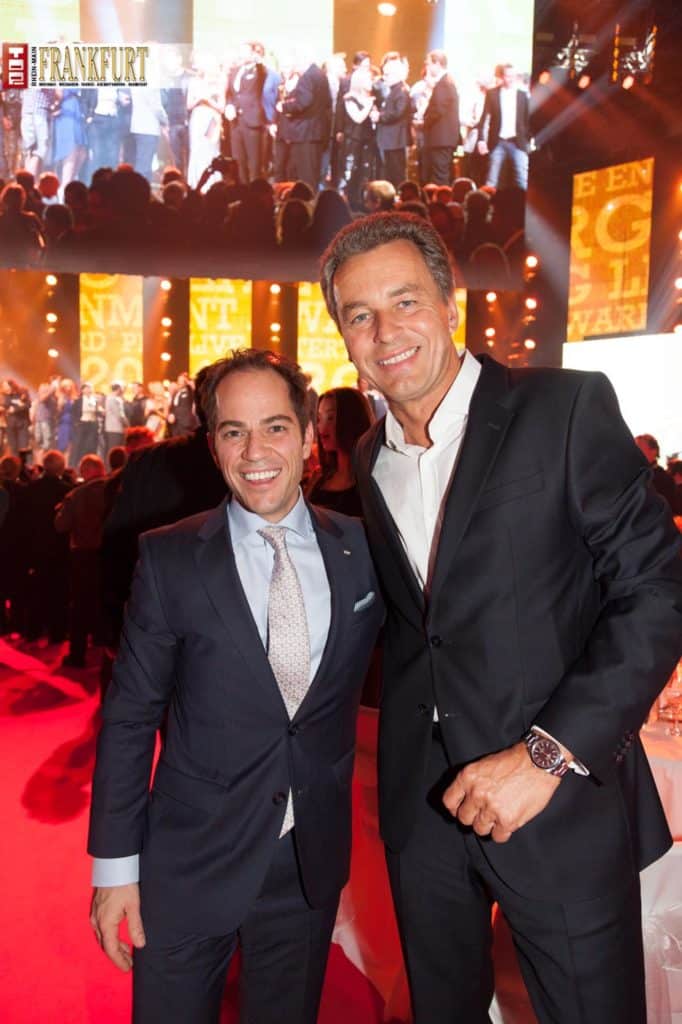 TOP Magazin Geschäftsführer Michael Ruiss und Messe-Chef Detlef Braun