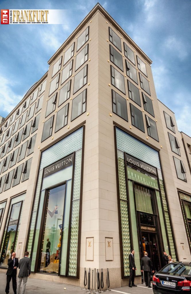 Eindrucksvoll präsentiert sich Louis Vuitton an der ersten Adresse im One Goetheplaza.