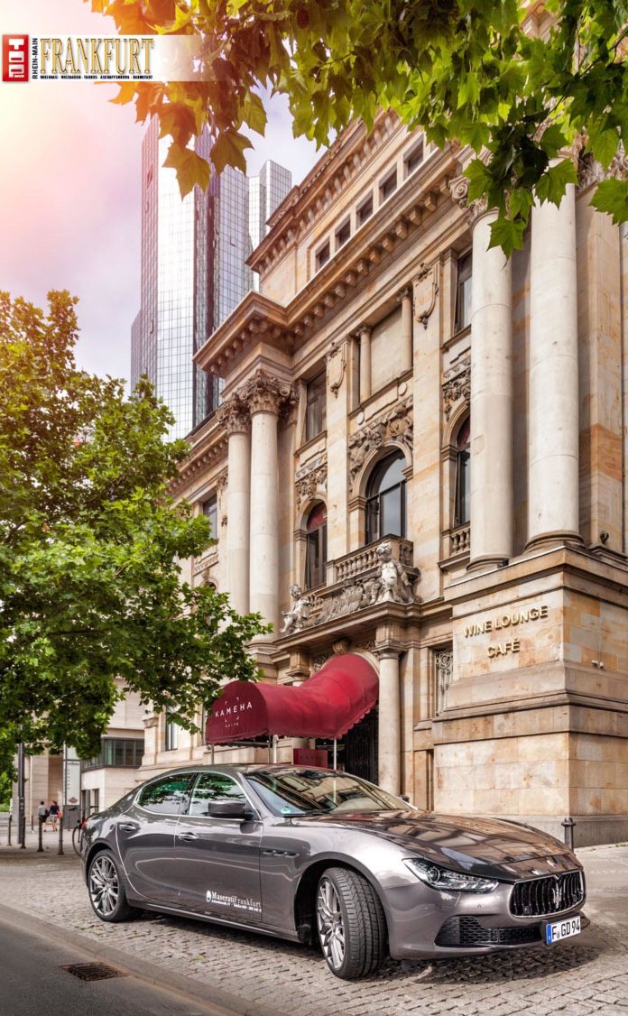 Anläßlich des 100-jährigen Jubiläums stellt Maserati Frankfurt seine gesamte Flotte zur Verfügung.