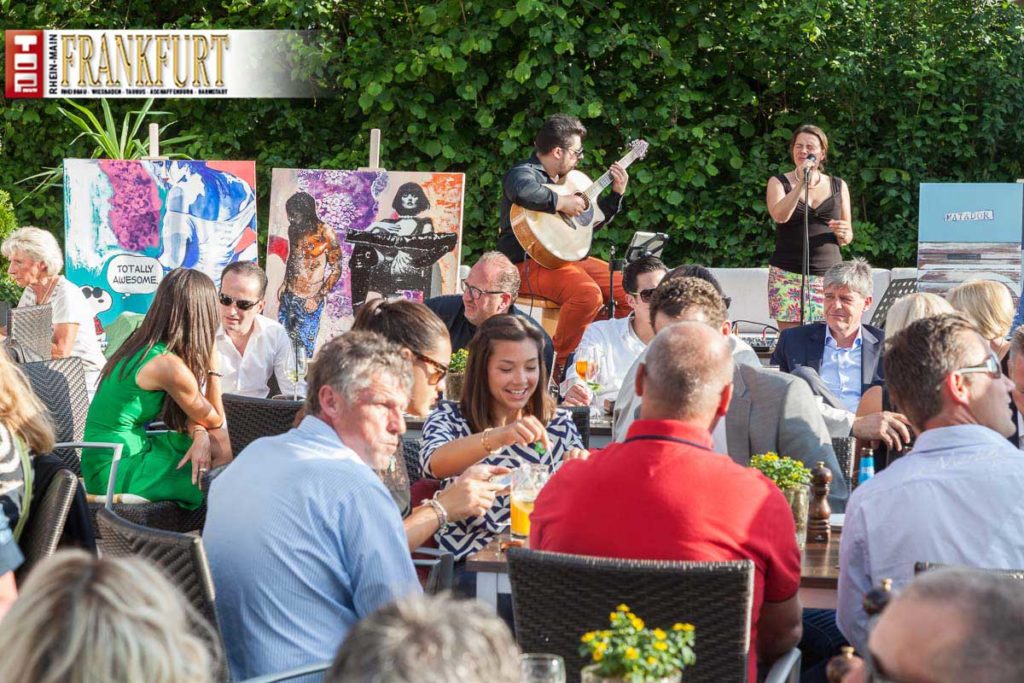 Nach dem Turnier brachte die lateinamerikanische Band die Gäste in Stimmung