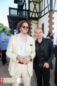 Axel Heinz (Tenuta dell' Ornellaia) mit Tommaso Cavalli (Tenuta Degli Dei)