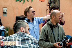 Am Filmset von „Wer Wind sät“ - Regisseur Marcus O. Rosenmüller bei der Arbeit