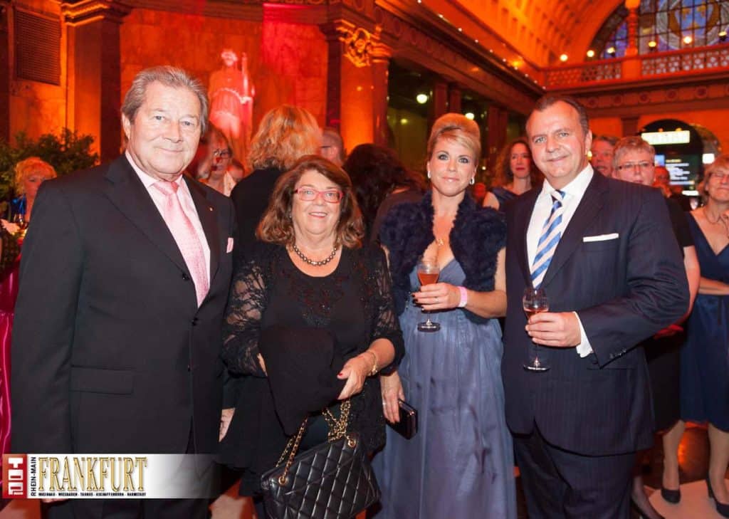 Ehepaar Helmut und Gisela Döring mit Stefan Schwind und Gattin Mandy