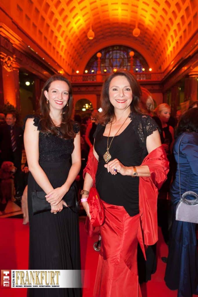 Ursula Dämmrich-Freifrau von Luttitz mit Tochter Stephanie