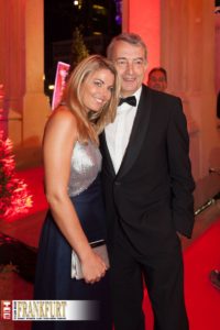 DFB-Präsident Wolfgang Niersbach mit seiner neuen Lebensgefährtin Marion Popp