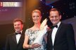 Lufthansa Vorstand Jens Bischof und DOSB Präsident Alfons Hörmann ehren Maria Höfl Riesch als Legende des Sports