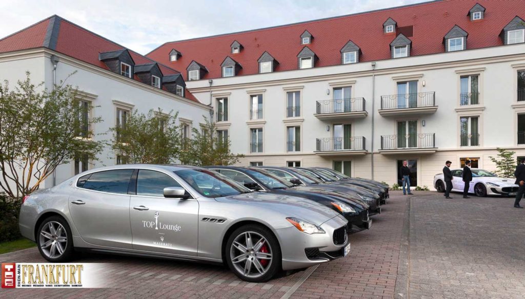 Der Maserati-Shuttleservice sorgte für eine noble An- und Heimreise.