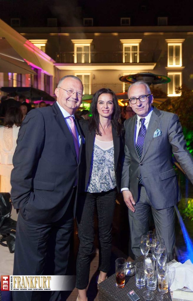 Hans Wienands, Arzu Özel und Michael Hohmann (TOP Magazin Frankfurt)
