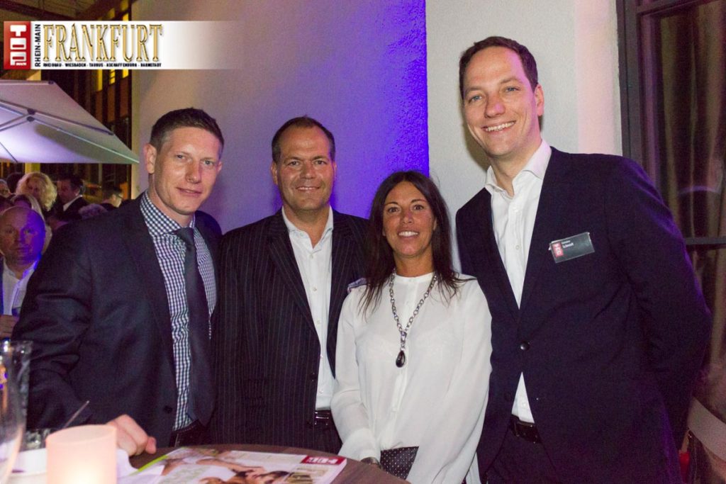 Jens Andreas (Fandel) mit Andreas Wetzel (Engel & Völkers), Patricia Klein und Christian Schmidt (Engel & Völkers)