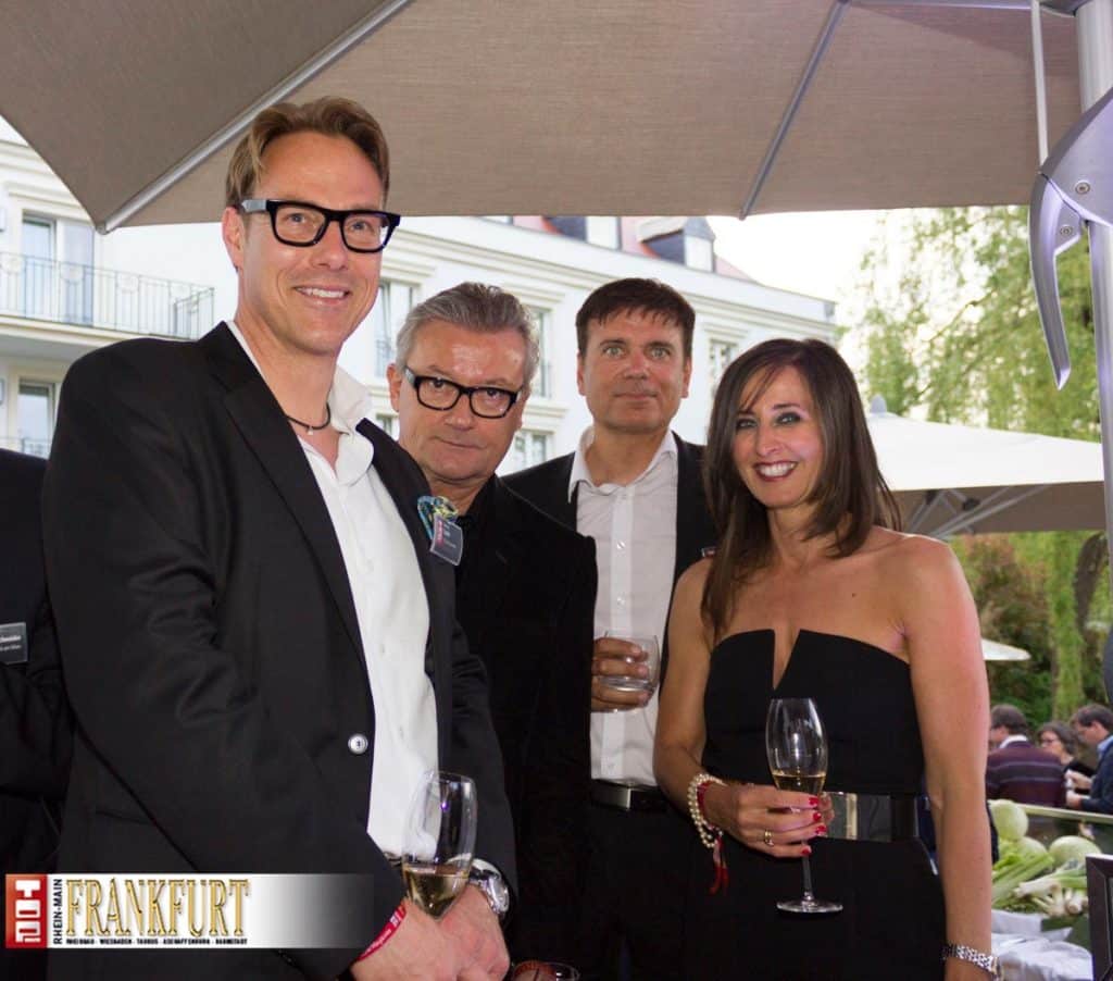 Marko R. Spänle (LSS Rechtsanwälte) mit Johannes Reinmüller, Dirk ten Eicken (Reinmüller Engineering) und Gattin Monika