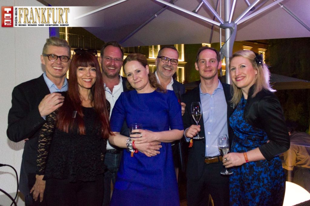 Markus und Martina Mörl mit Alexander Bornhütter, Nina Fister, Bernd Ringsdorf, Martin Kurzrock und Claudia Geisler
