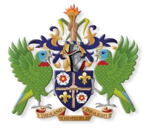 Wappen St. Lucia