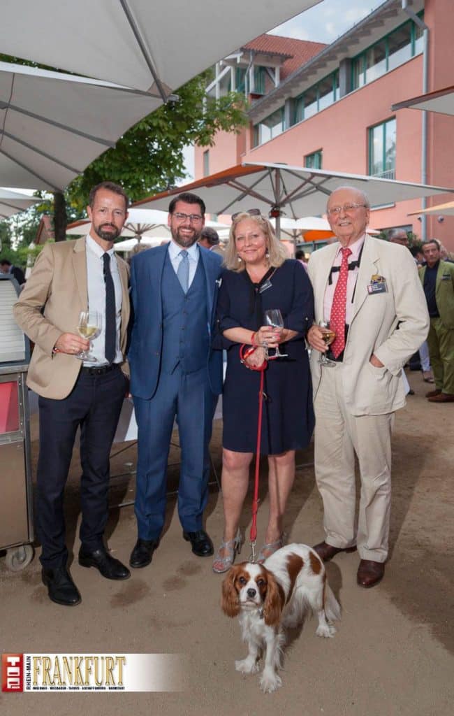 Alexander S.K. Gruner (Büsing, Müffelmann & Theye), Rechtsanwalt Gero von Pelchrzim mit Prof. Dr. Alexander Riesenkampff und seiner Gattin Caroline le Bon-Riesenkampff