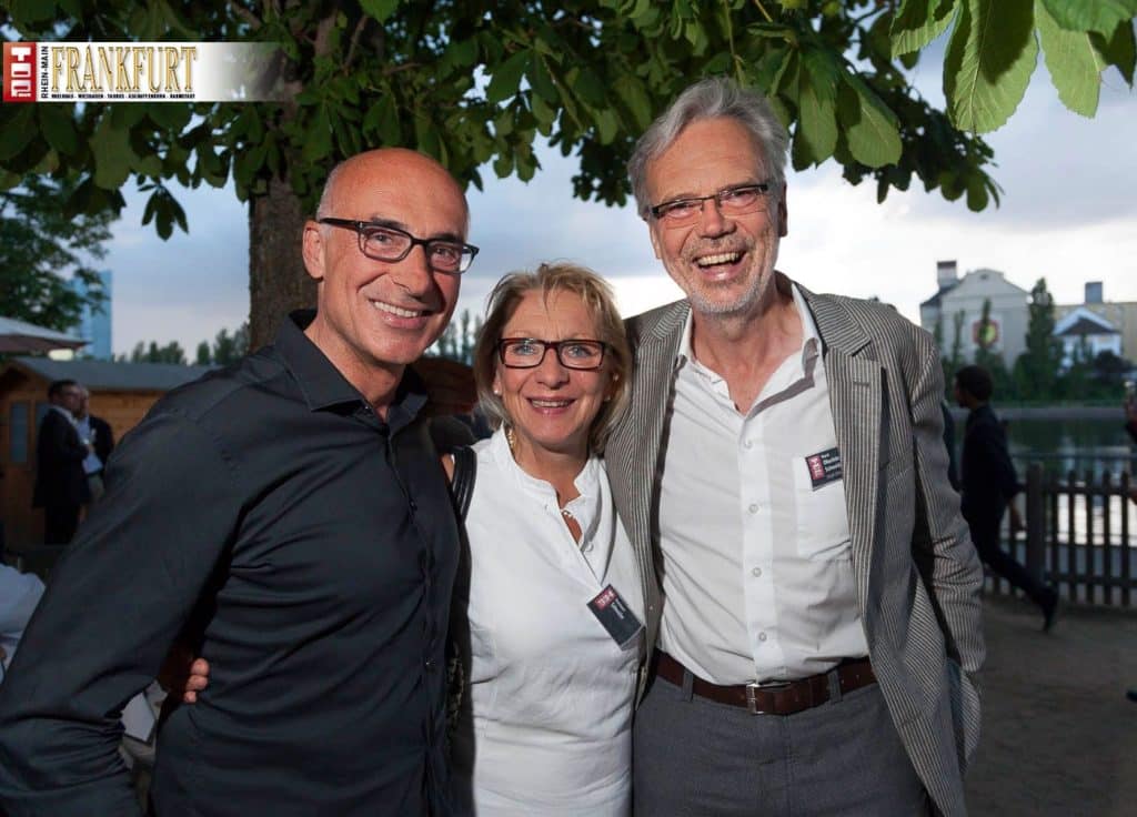 Honorarkonsul der Tschechischen Republik und Rechtsanwalt Dr. Robin Leon Fritz mit Offenbach-OB Horst Schneider und Gattin Konstanze