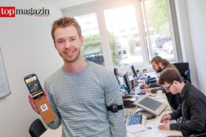 Gymwatch-Gründer Fabian Walke im Darmstädter Technologie- und Innovationszentrum