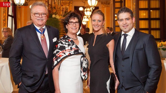 Hans-Dieter Brenner mit Gattin Ursula, Sohn Thomas und zukünftiger Schwiegertochter Hanna Mielisch