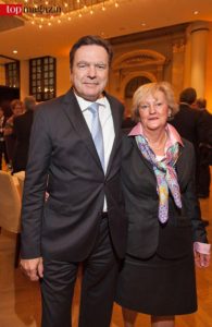 Neuer Helaba-Chef Herbert Hans Grüntker mit Gattin Kornelia