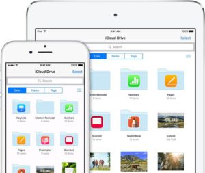 iCloud Drive lässt sich unter iOS 9 jetzt auch direkt auf dem Homescreen als Icon platzieren.