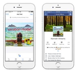 Profil im Ferien-Modus: Profilbilder sollen künftig auch temporär eingesetzt werden.