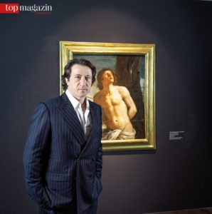 Federico Castelluccio vor dem von ihm entdeckten Guercino