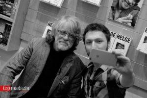 Selfie mit Komiker Helge Schneider