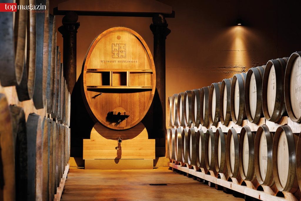 Der Keller im Weingut Heitlinger