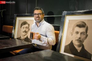 Vorstand der neu gegründeten Initiative Gastronomie Frankfurt e.V. Madjid Djamegari in seiner 'Pearly Gates'-Bar