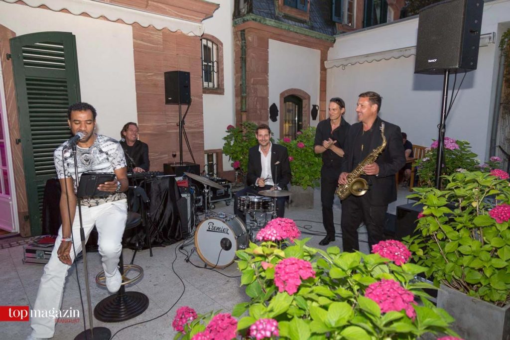 Die Band unterhielt die Gäste mit Live-Musik.