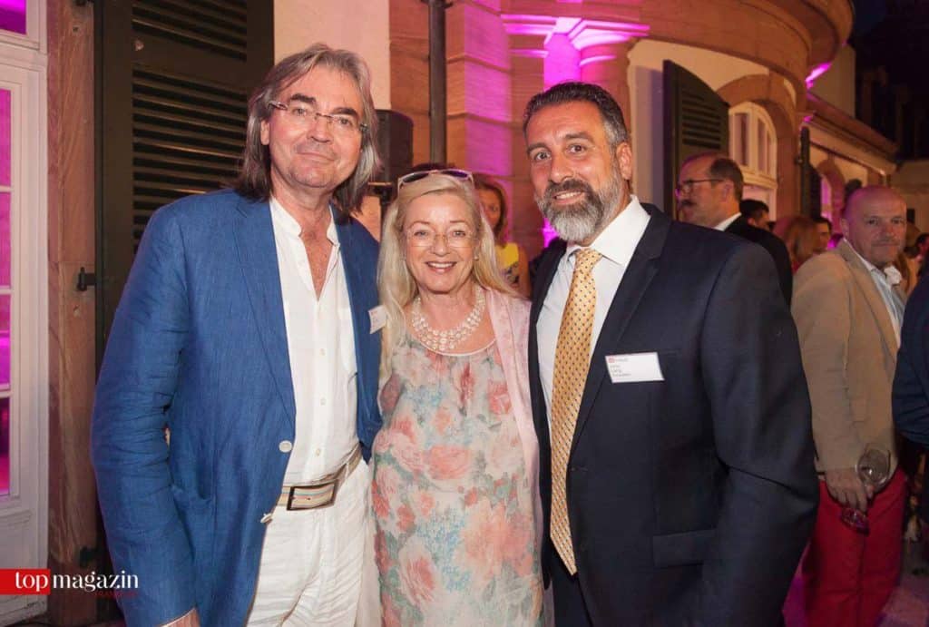 Ludwig Fienhold mit Ehefrau Barbara und Stefan Lang (SchauMahl)