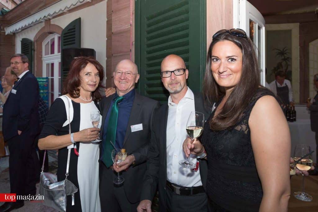 Marijana Lucic-Barattini und Giancarlo Barrattini (Restaurant Casa Rosa) mit Stefan Effner und Ann-Kathrin Kissel (Görtz Retail)