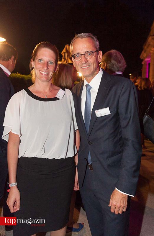 Oliver Rohloff (Frankfurter Societäts-Medien) und Nina Arians