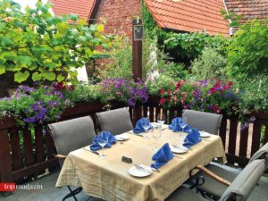 Die Terrasse vom Gasthaus zur Krone